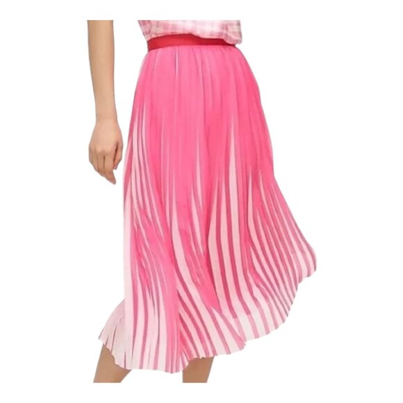 J. Crew Dresses & Skirts - J.Crew hot pink fuchsia swing pleated skirt women's Size 00